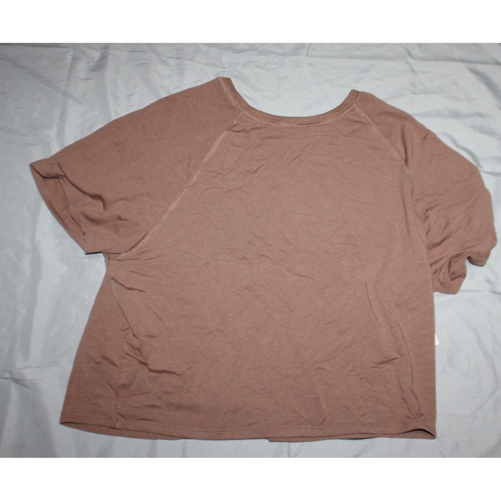 Women's Joyspun brown short sleeve shirt size 2X